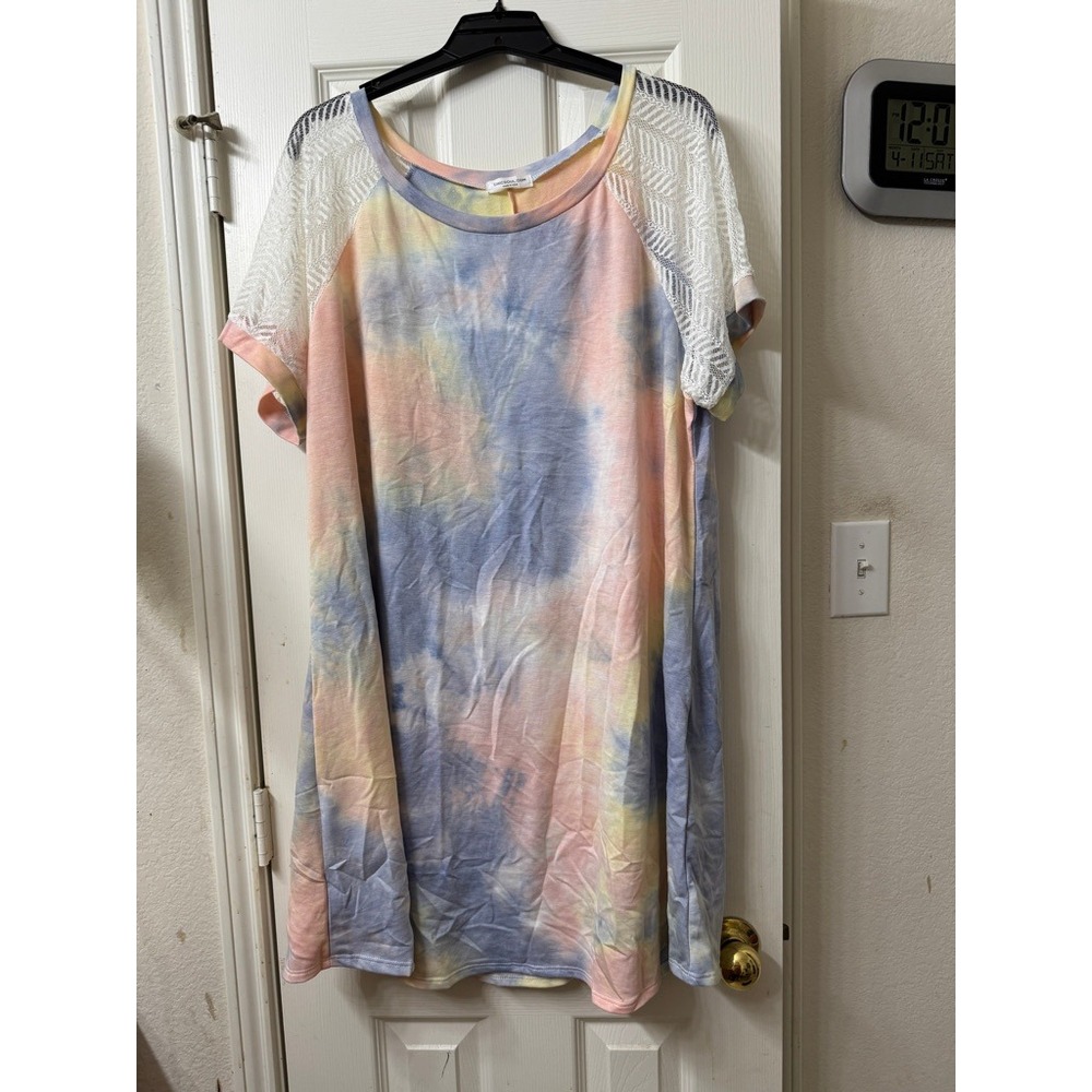 Chicsoul womens plus size dress/coverup 3Xl NWOT